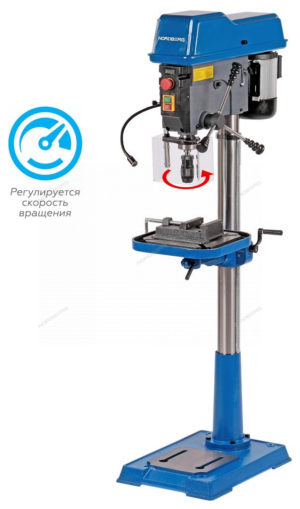 Станок сверлильный (1100Вт, 25мм, вариатор скорости,тиски) NORDBERG ND25111V - фото 3